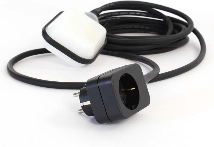 Produktbild XPOtool Aquastop Schwimmerschalter Teiche 5m Kabel Überlaufschutz schwarz-weiss