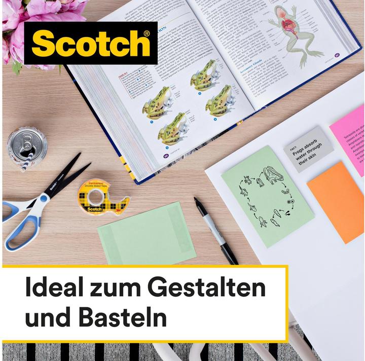 Immagine prodotto Scotch Nastro biadesivo 665 senza pellicola protettiva (12 mm)