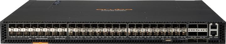 Image du produit HPE E Aruba 8320 Switch Bundle, 48 Port SFP/SFP+, 6 Port QSFP+ with X472, 5 Fans, 2 (54 Ports)