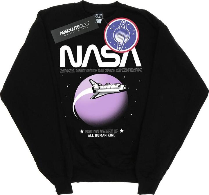 Actual product image Nasa Girls Shuttle Orbit Sweatshirt (116)