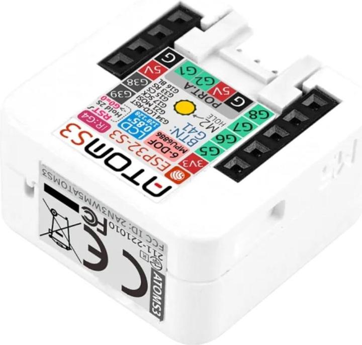 Immagine prodotto M5Stack AtomS3 Dev Kit con display a colori da 0,85 pollici