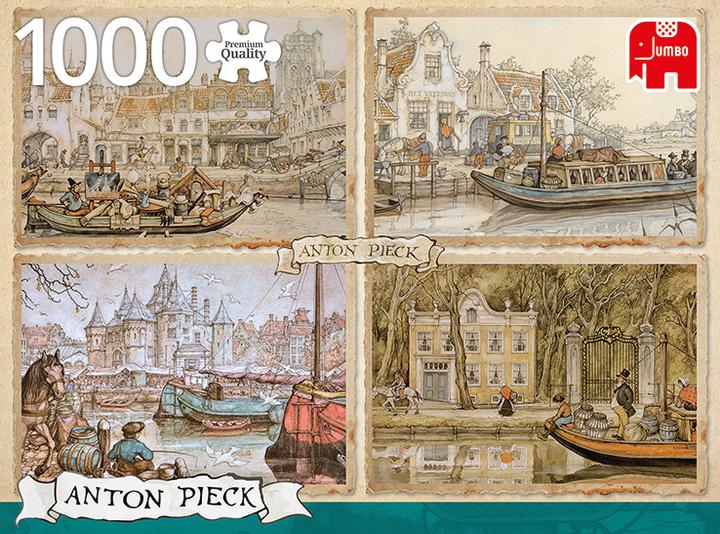 Produktbild Jumbo Premium Collection Kanalboote - 1000 Teile (1000 Teile)