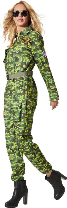 Image du produit tectake Déguisement camouflage pilote de chasse pour femme (S)