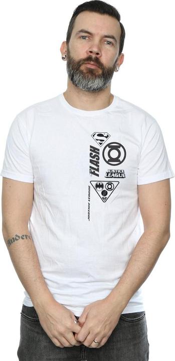 Produktbild Justice League Chest Icons TShirt (XXL)