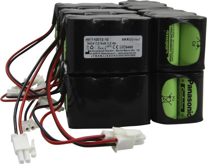 Immagine prodotto XCell Batteria ricaricabile NC adatta a Braun Perfusor fm (MFC) - Confezione da 10 (10 pz., 1200 mAh)