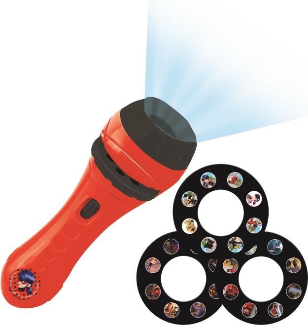 Actual product image Lexibook Miraculous Story Projector and Flashlight