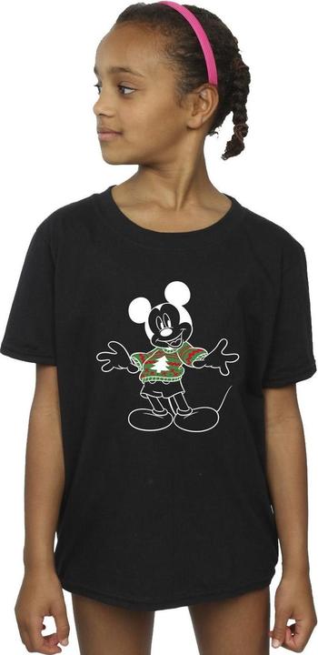 Immagine prodotto Disney Mickey Mouse Xmas Jumper Maglietta Ragazze (152, 158)