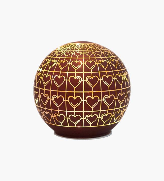 Actual product image Sirius Frida lantern, Ø 15 cm, Bordeaux (1 x)