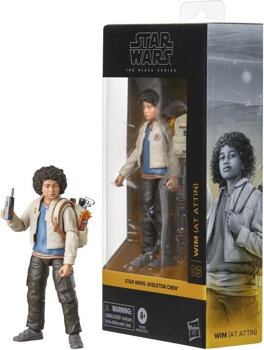 Actual product image Hasbro Star Wars: Skeleton Crew Black Series Action Figure Wim (At Attin) 15 cm
