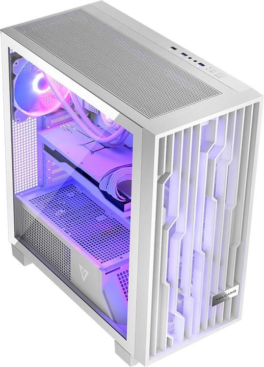 Produktbild Modecom Volcano Perun Apex ARGB biała (mATX, Mini-ITX, ATX, E-ATX)