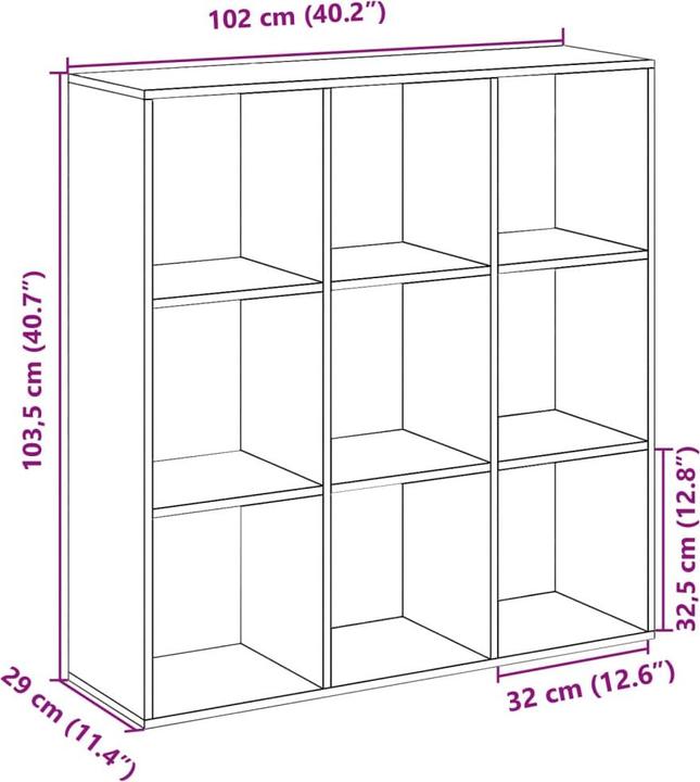 Immagine prodotto VidaXL Divisorio per ambienti (102 x 29 x 103,5 cm)