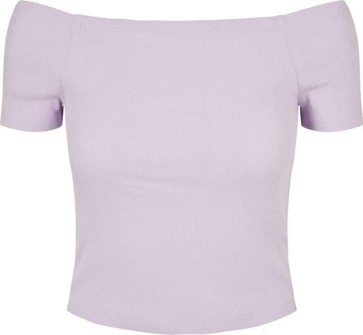 Actual product image Urban Classics Ladies Off Shoulder Rib Tee - 2416 (4XL)