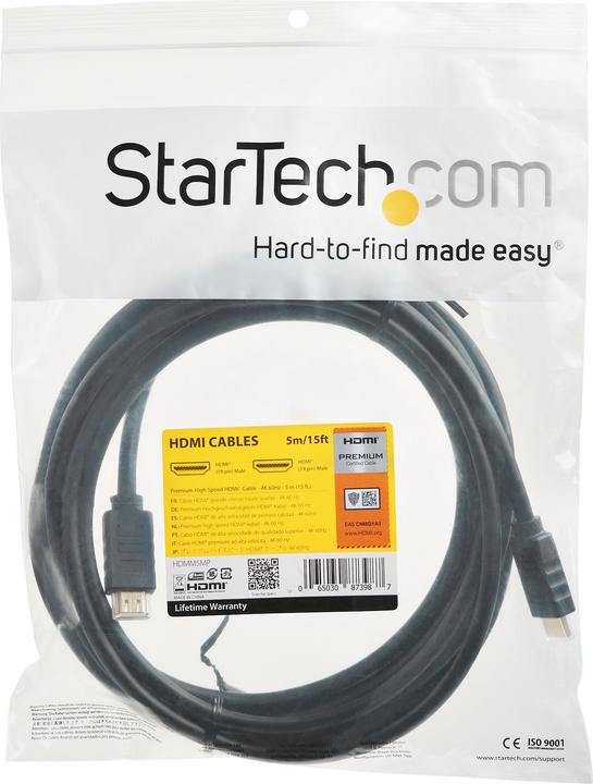 Produktbild StarTech HDMI (Typ A) — HDMI (Typ A) (5 m, HDMI)