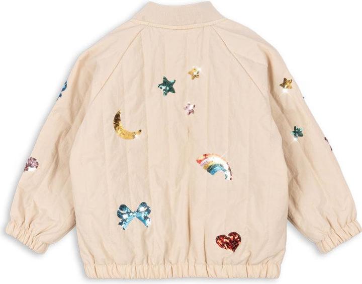 Actual product image Konges Slojd Juno PailettenBomberjacke Smoke (92)