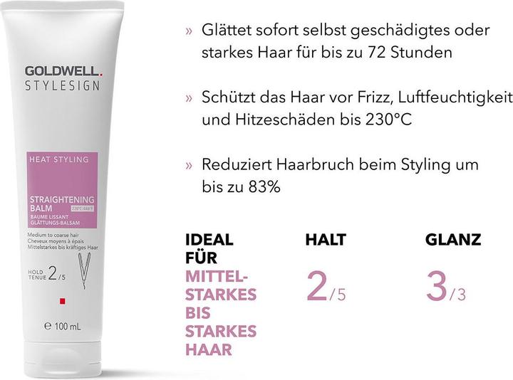 Produktbild Goldwell StyleSign Heat Styling Glättungs-Balsam (Haargel, 100 ml)