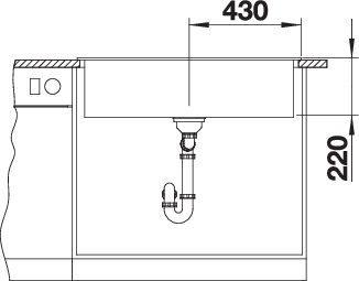 Produktbild Blanco Naya XL 9 (Spülbecken Zubehör, 86 cm, 51 cm)