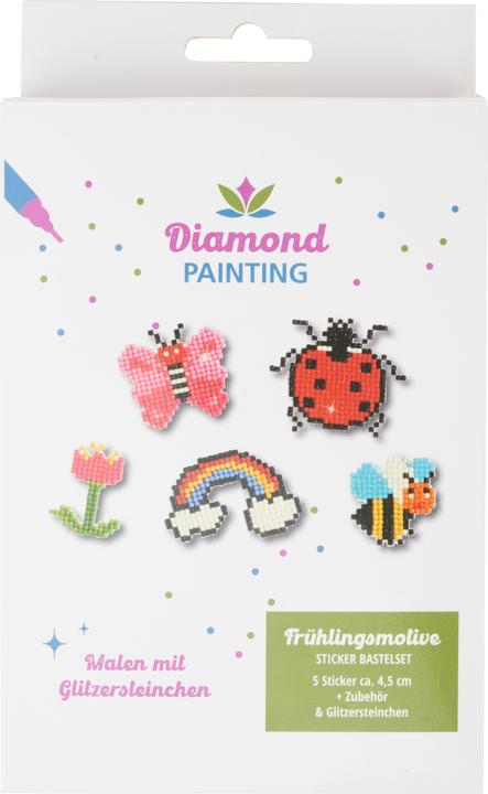 Immagine prodotto Pracht Set di adesivi per la pittura a diamante "Motivi di primavera".