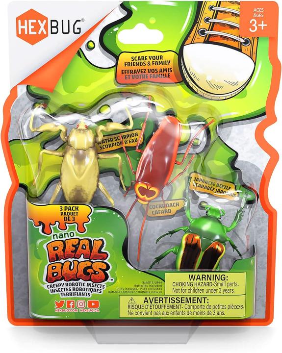 Produktbild Hexbug Nano Real Bugs 3 pack Asst.
