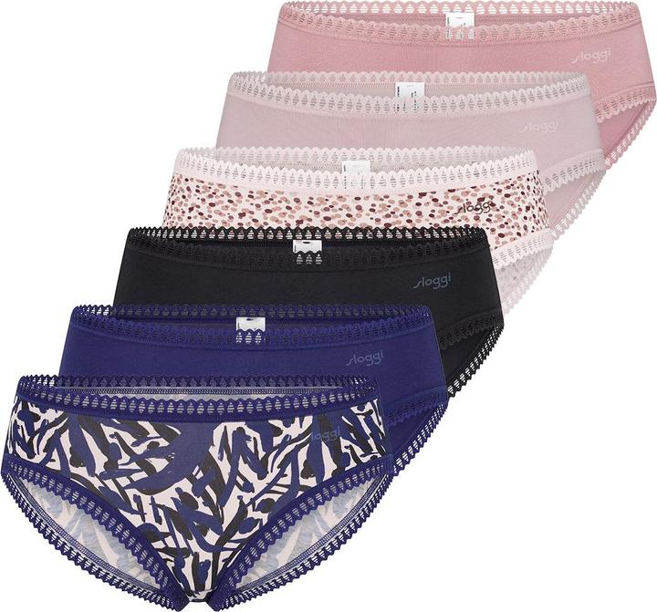 Produktbild Sloggi 6er Pack GO Crush Hipster (XL, 6er Pack)