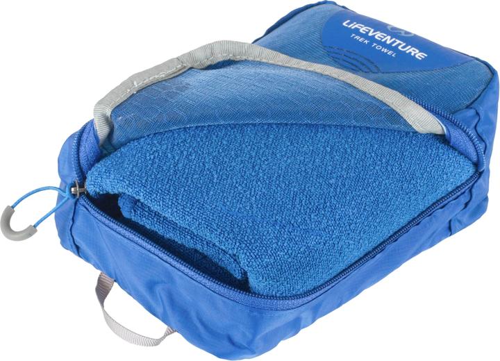 Actual product image Lifeventure MicroFibre Trek Towel, Blue, Large