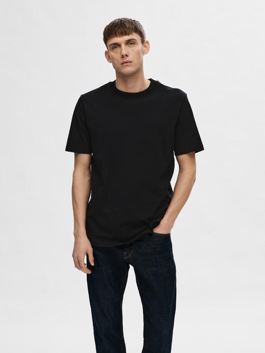 Immagine prodotto Selected Homme T-shirt in cotone biologico con collo alto (L)