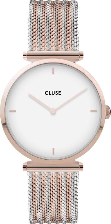 Cluse Triomphe Mesh Rosé (Analoguhr, 33 mm)