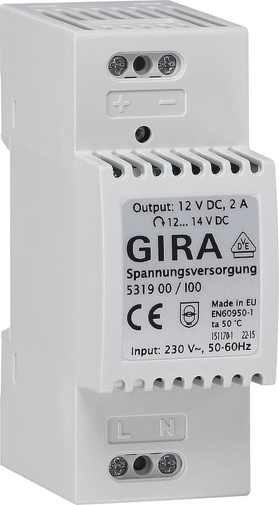 Gira Spannungsversorgung 12VDC 2A 531900 Elektronik