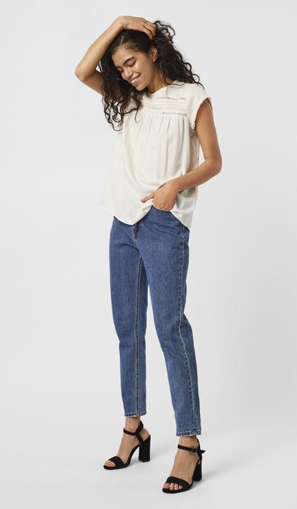 Produktbild Vero Moda Spitze Oberteil mit kurzen Ärmeln (L)