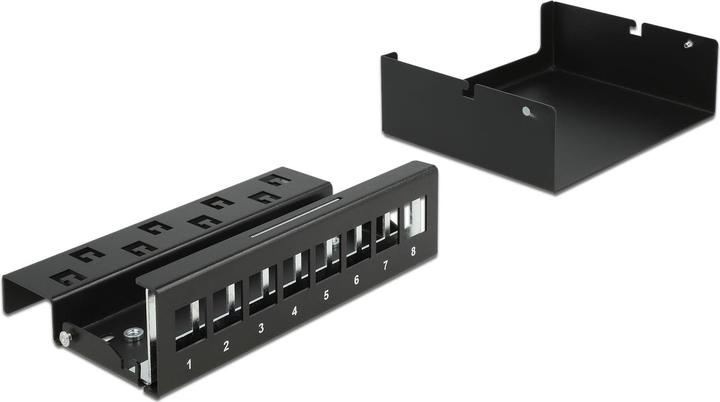 Immagine prodotto Delock Pannello patch keystone 8 porte nero