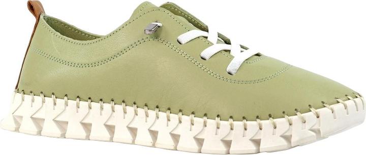 Actual product image Lunar Womens/Ladies St Austell Leather Plimsolls (41)