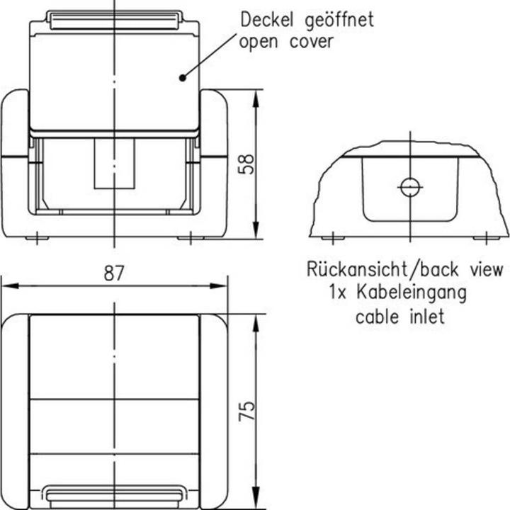 Image du produit Telegärtner H02000A0069 Gris (Accessoires réseau)
