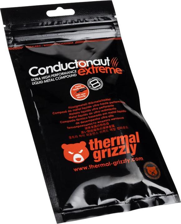 Produktbild Thermal Grizzly Conductonaut Extreme Flüssigmetall-Wärmeleitpaste - 5 Gramm (5 g)
