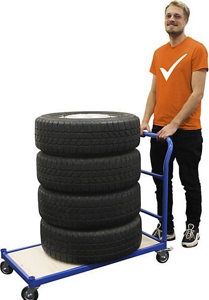 Produktbild eurokraft basic Plattformwagen (250 kg)