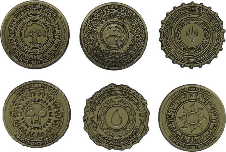 Produktbild Fanattik Magic the Gathering pack 6 pin's Limited Edition Mana Symbol