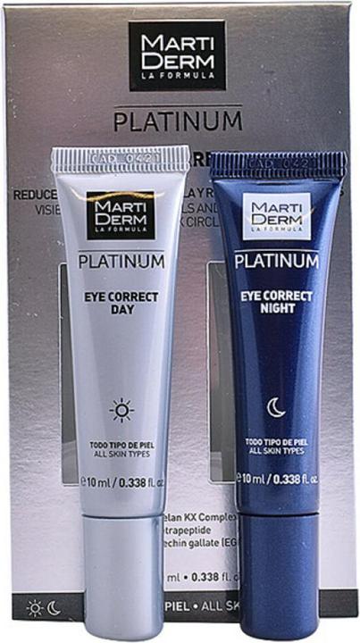 Image du produit Martiderm PLATINUM Eye Correct 2 x 10 ml (Crème, 20 ml, Jour + nuit)