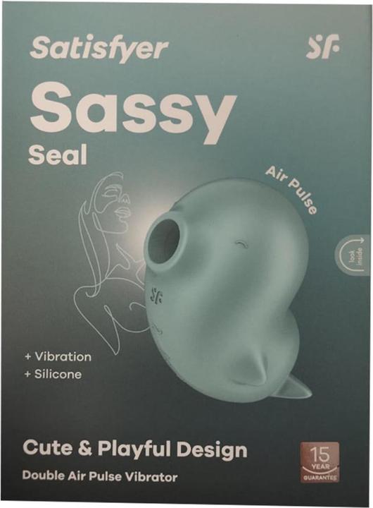 Actual product image Satisfyer Sassy Seal Air Pulse Vibrator