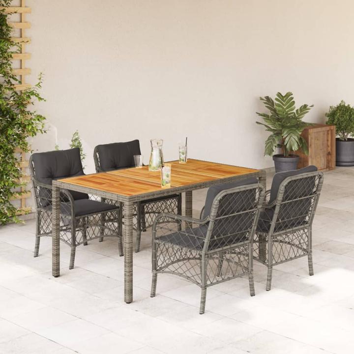 Image du produit VidaXL Ensemble salon de jardin 10 pièces avec coussins (150 cm)