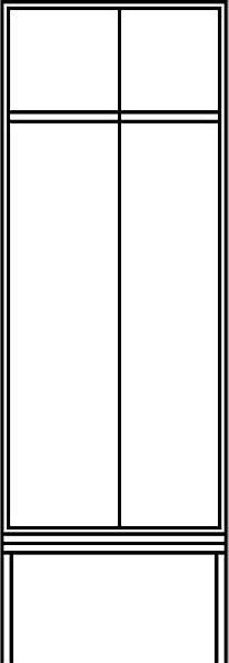 Actual product image C+P Wardrobe EVOLO (80 cm, 209 cm)