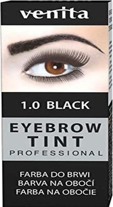 Produktbild Venita - Professional Eyebrow Tint Eyebrow Powder Paint 1.0ack (Schwarz)