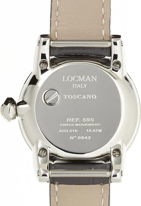 Produktbild Locman Italy Unisexuhr Toscano grau Ref. 595 (Analoguhr)