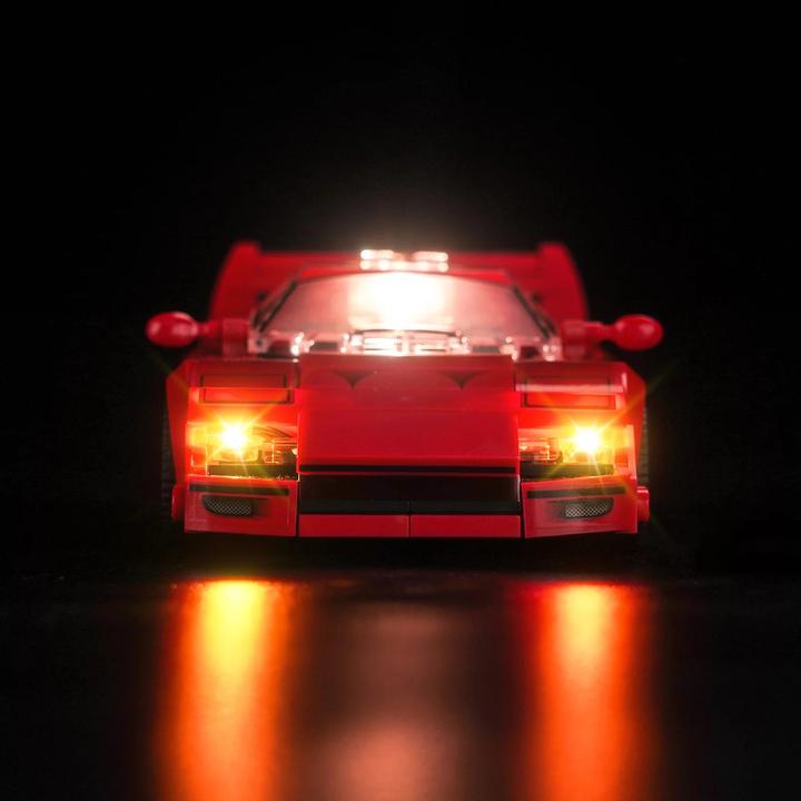 Image du produit BrickBling LED Licht Set für LEGO Ferrari F40 Supersportwagen (76934)