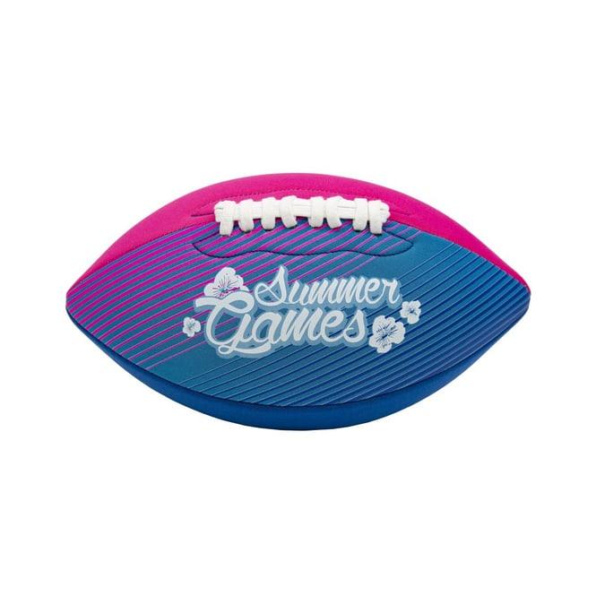 Actual product image Xtrem Toys & Sports SUMMER GAMES neoprene American football, mini (21 cm), assorted in 3 colours