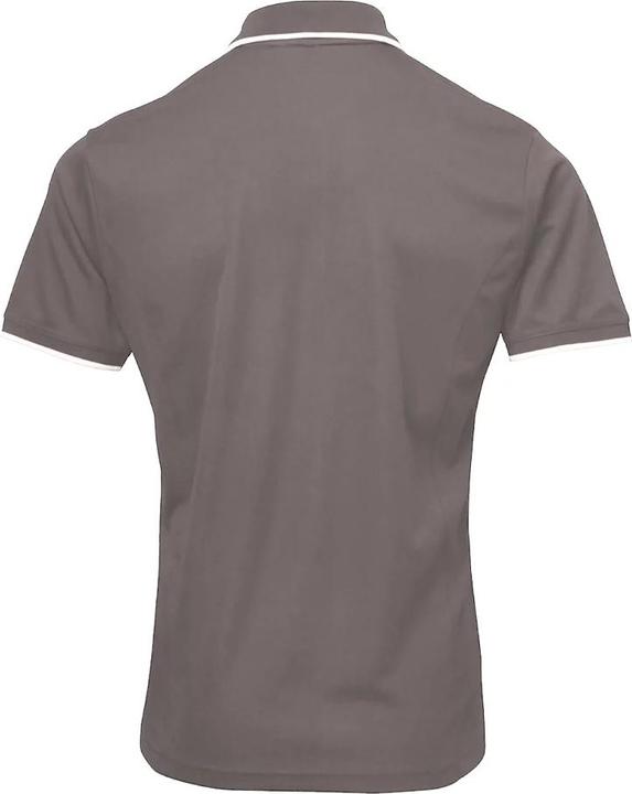 Actual product image Premier Mens Coolchecker Contrast Pique Polo Shirt (3XL)