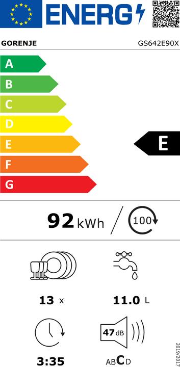 Energy Label Gorenje GS642E90X