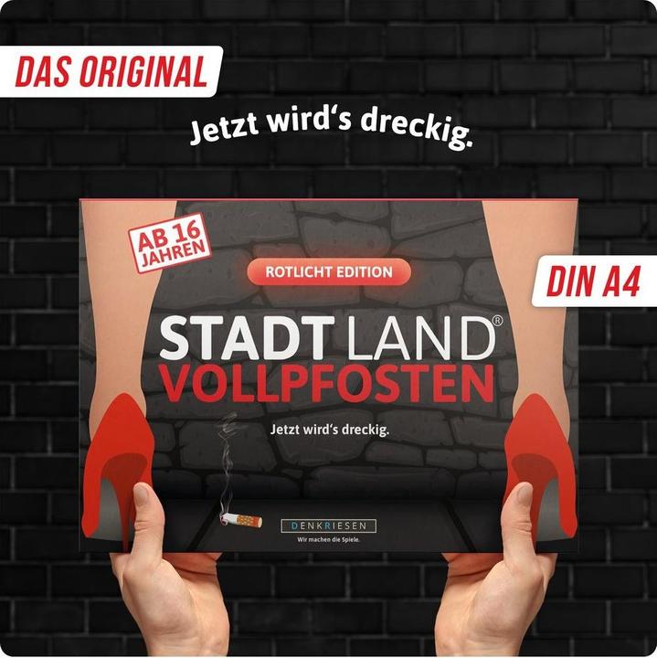 Image du produit Denkriesen Stadt Land Vollpfosten - Maintenant ça devient sale (Allemand)