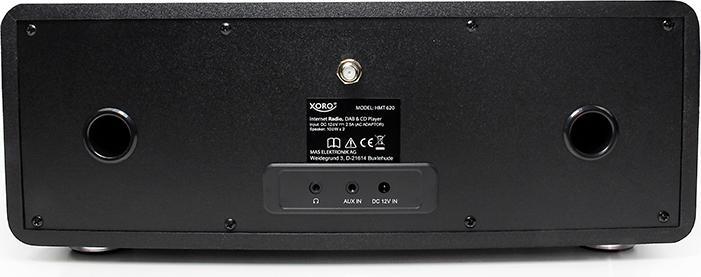 Immagine prodotto Xoro HMT 620 All-in-One stereo internet radio nero (FM, DAB, Bluetooth, WiFi)