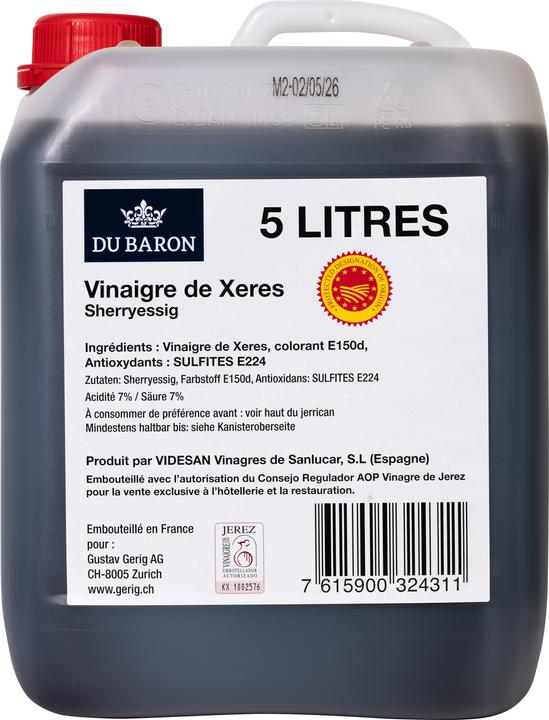 Immagine prodotto DU BARON Aceto di sherry 7 (5000 ml)
