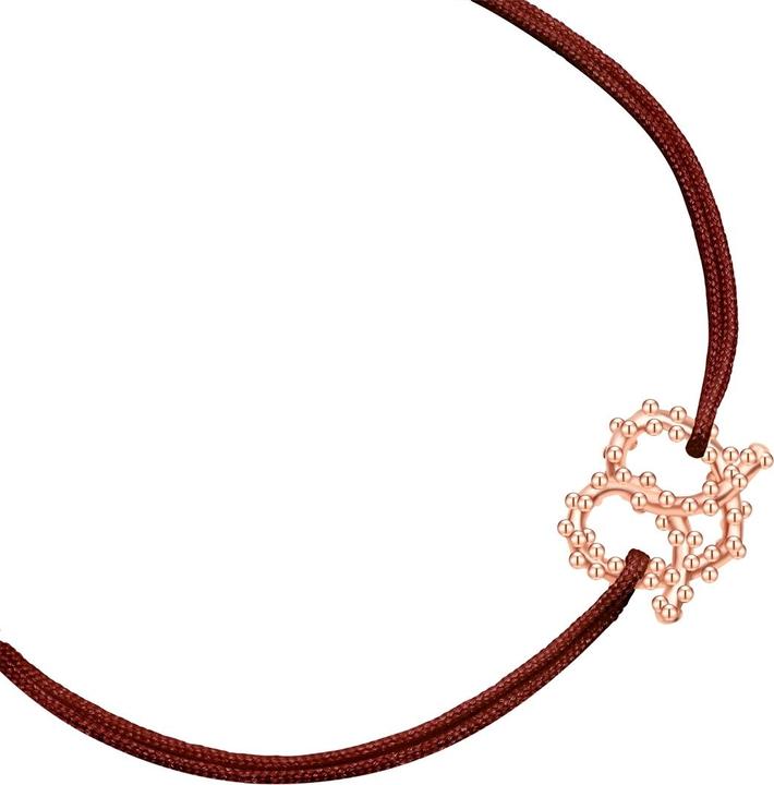 Actual product image Glanzstücke München Ladies bracelet heart pretzel - 36388 (22 cm, Sterling Silver)