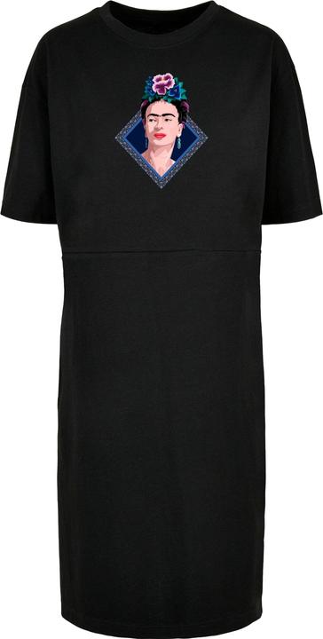 Merchcode Ladies Frida Kahlo - Square Organic Oversized Slit Tee Dress - 119515 (XS)