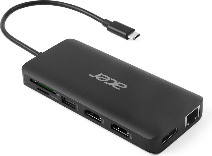 Produktbild Acer USB Type-C Dongle 12-in-1-Black (USB-C, 12 Ports)